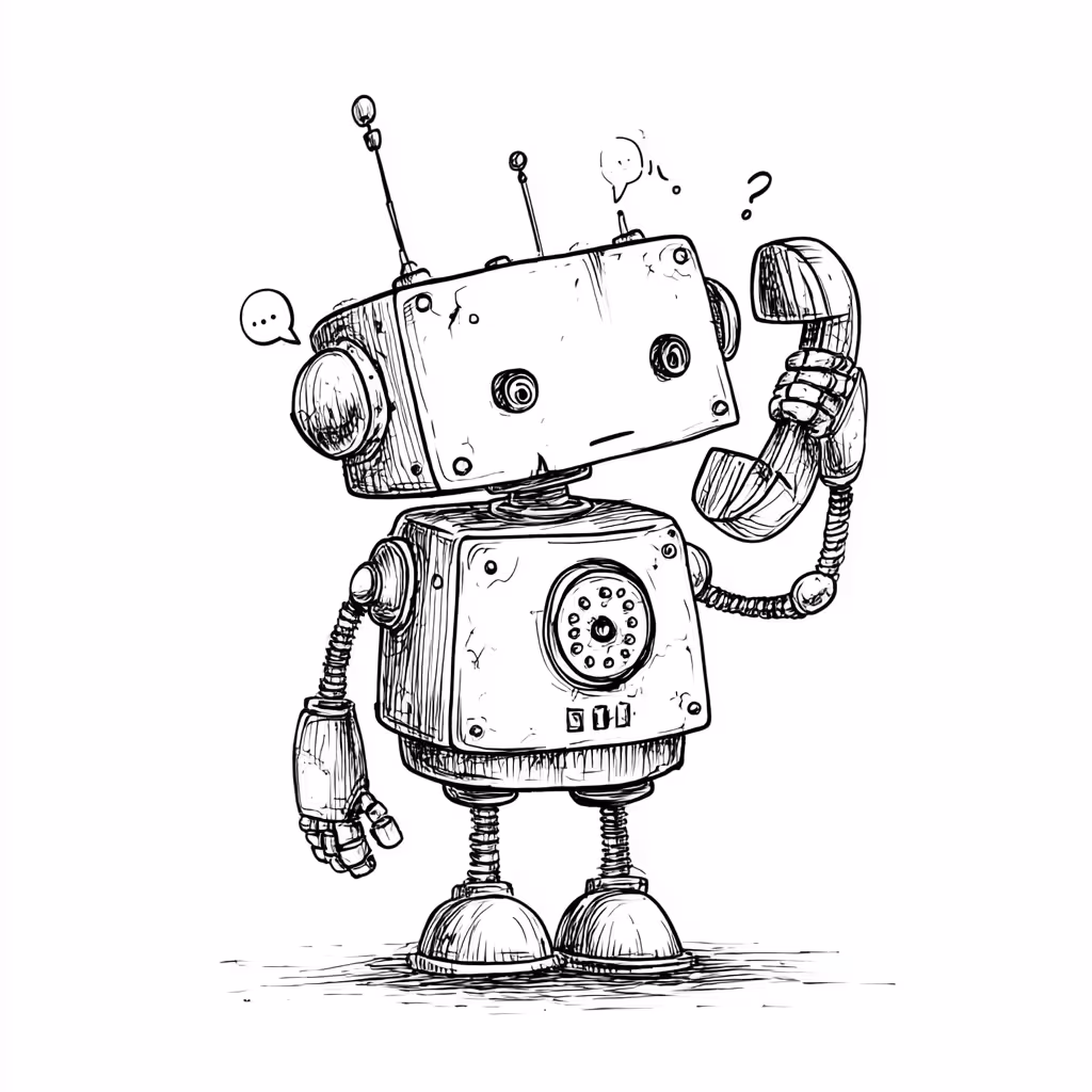 Humanoid robot using a phone