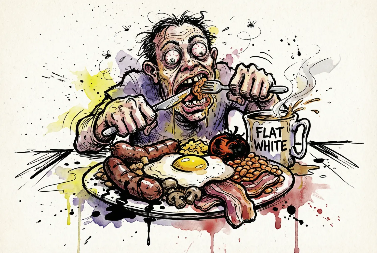 Gonzo Ink Splatter