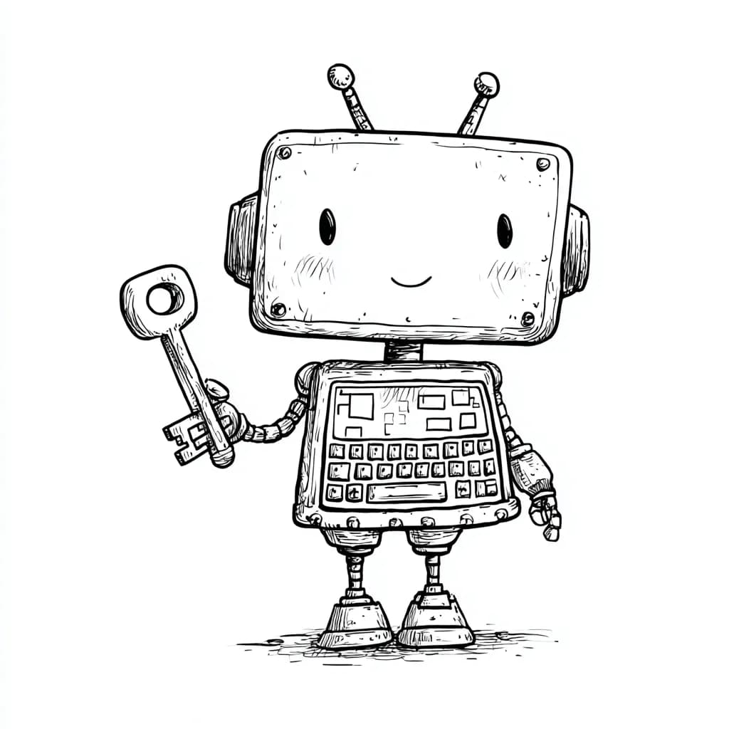 AI workflow line drawing