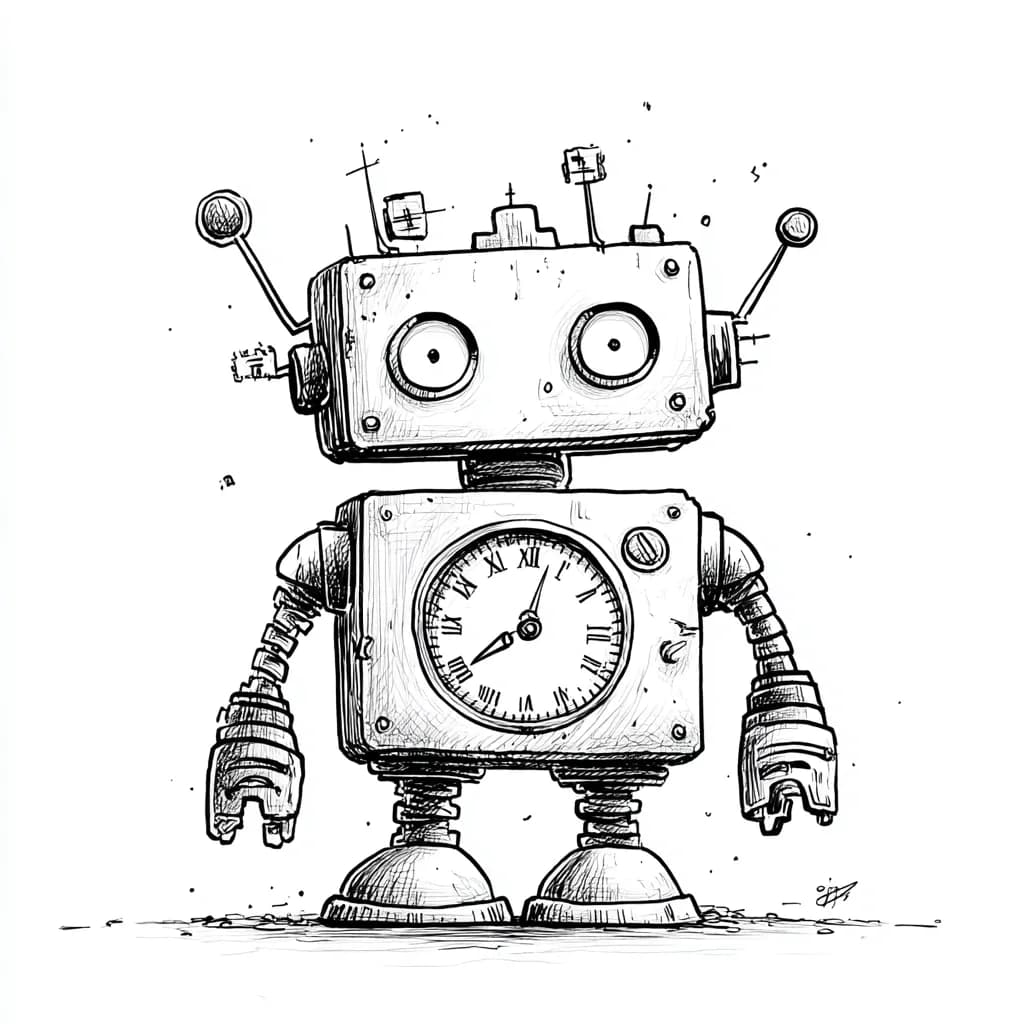 Clock robot